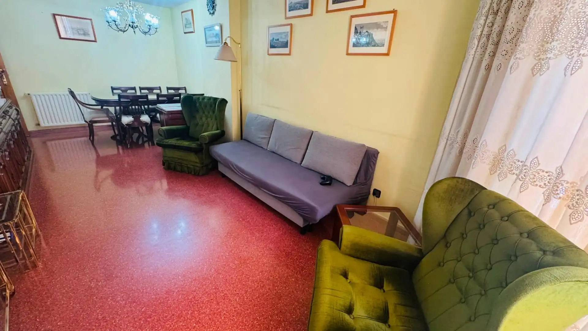 Sala de estar de Piso de alquiler en Valencia con Aire acondicionado, Calefacción y Jardín privado