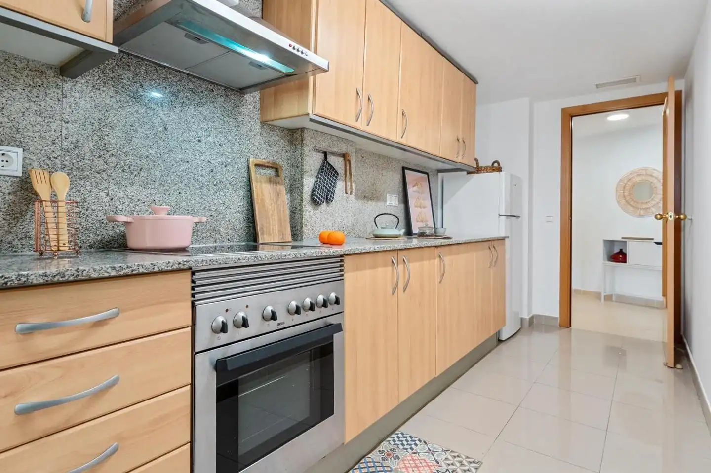 Cocina de Piso en venta en Cambrils con Terraza, Amueblado y Piscina comunitaria