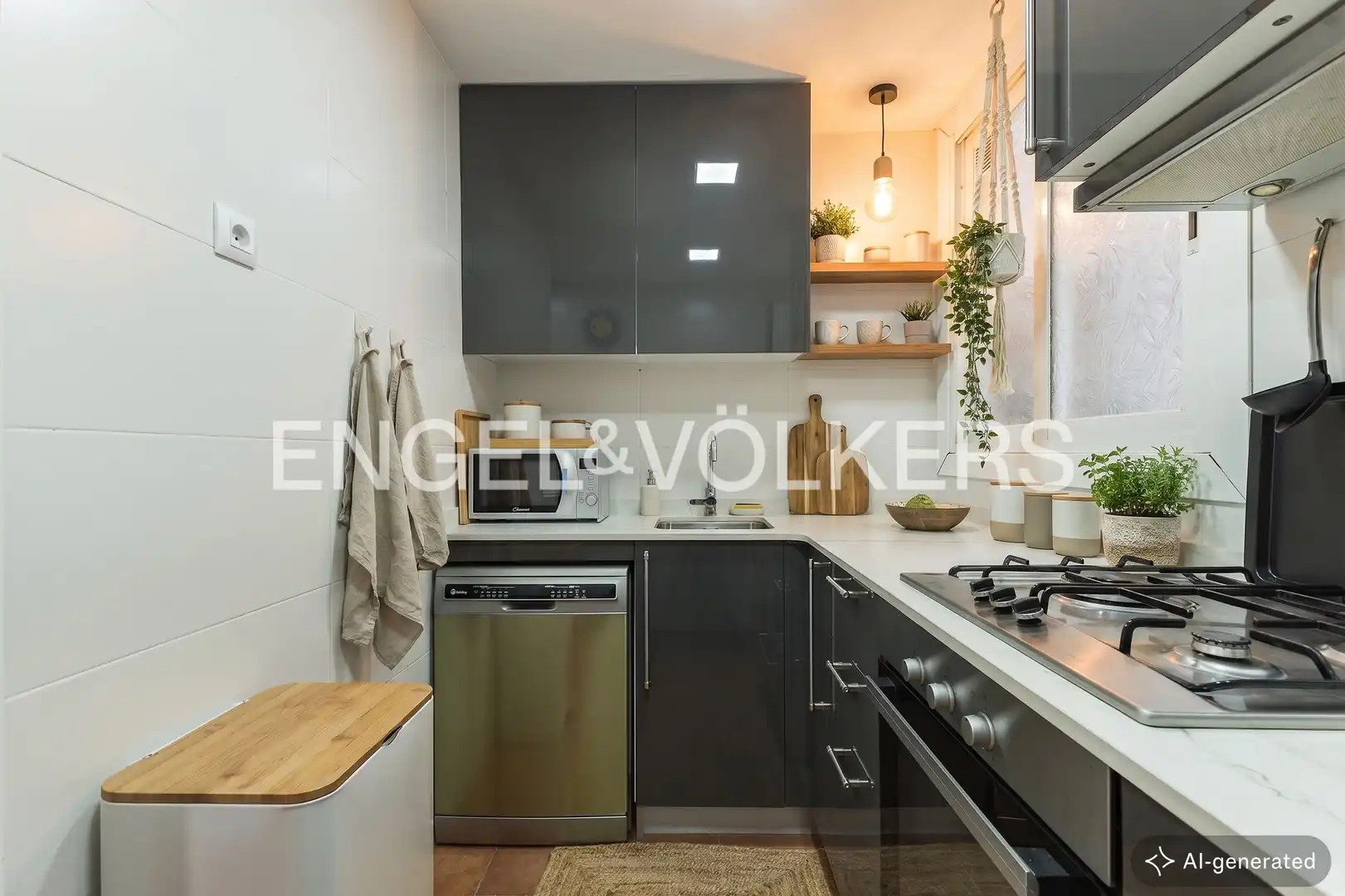 Cocina de Piso en venta en Barcelona con Aire acondicionado, Calefacción y Balcón