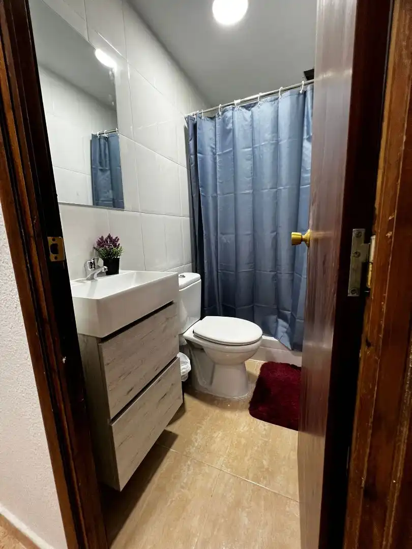 Badezimmer von Wohnung zur untervermieten in L'Alcúdia de Crespins mit Klimaanlage, Möbliert und Ofen