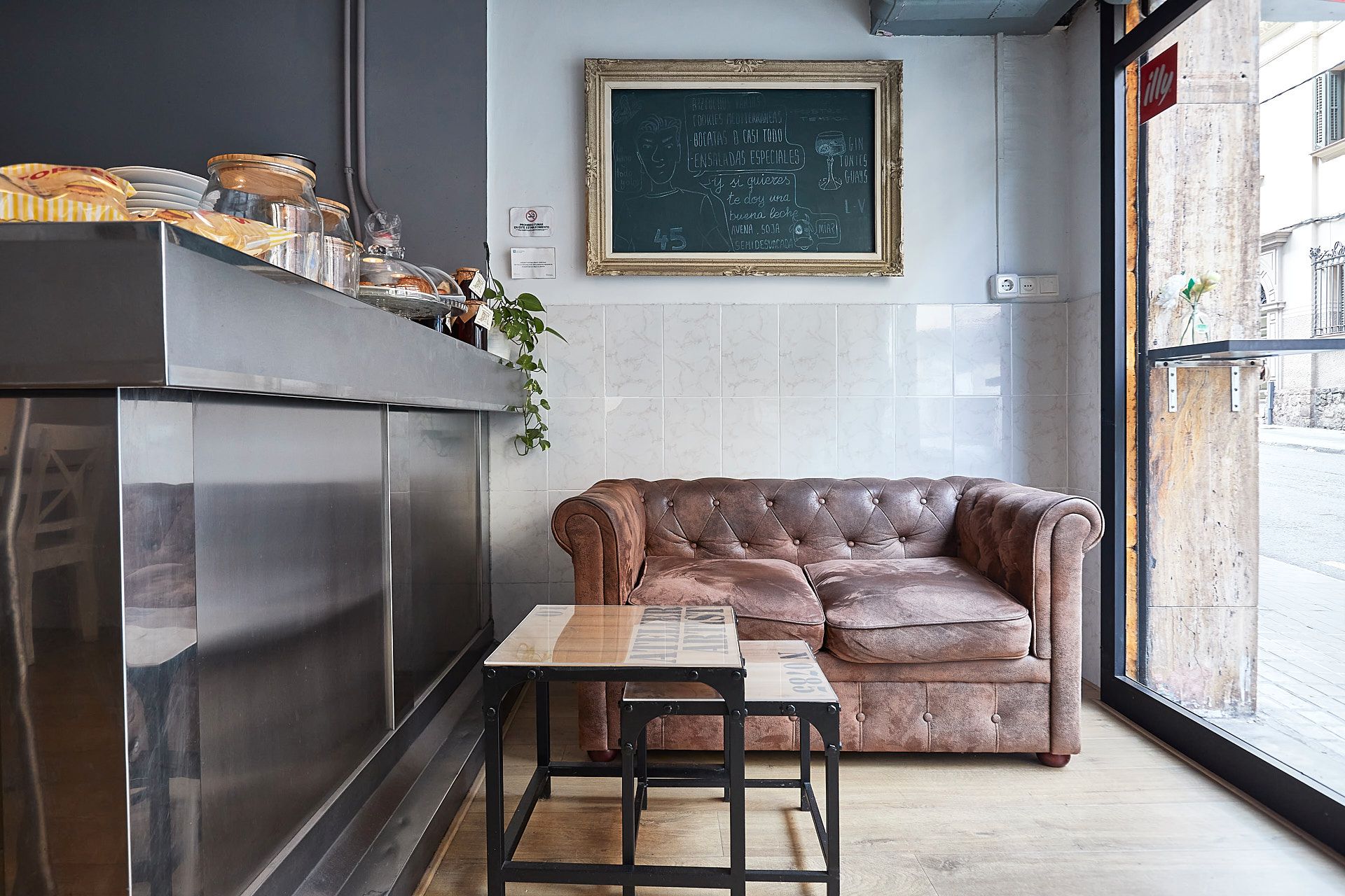 Sala de estar de Local en venta en  Barcelona Capital con Aire acondicionado, Parquet y Alarma