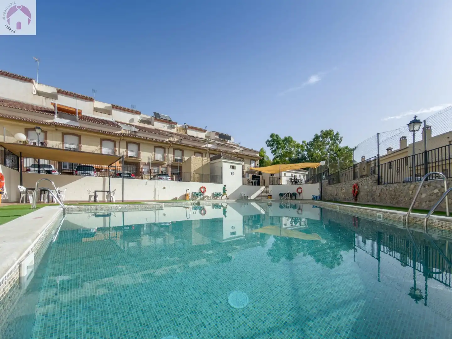 Swimming pool of Detached homes for sale in Cenes de la Vega  with Air Conditioner, Heating and Terrace