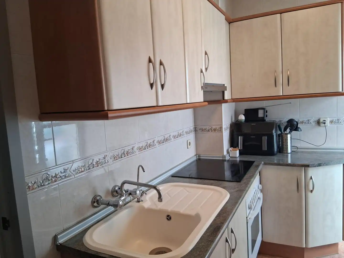 Kitchen of Flat for sale in  Albacete Capital  with Air Conditioner and Balcony