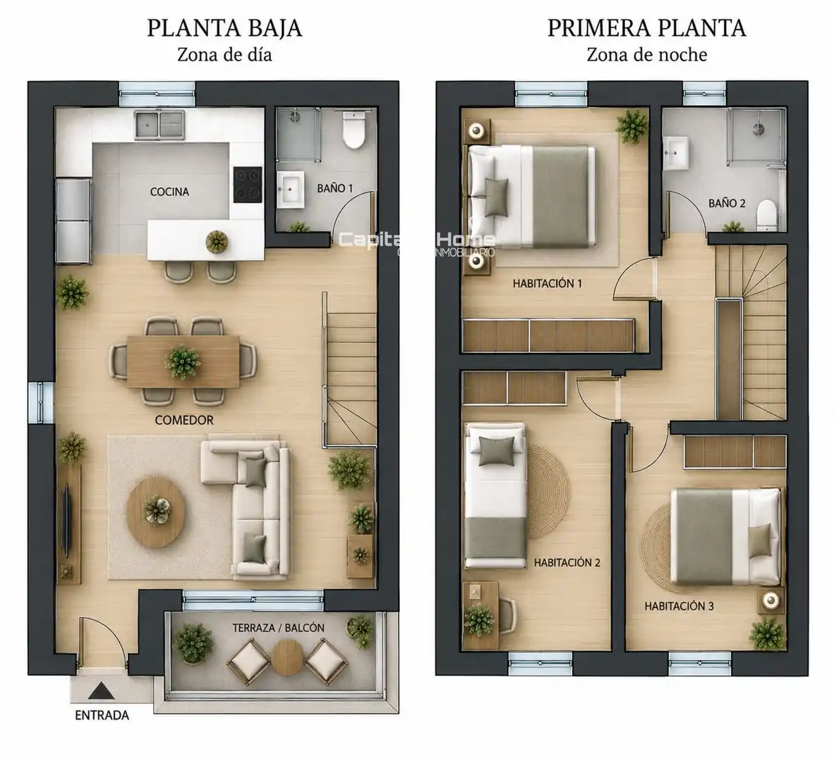 Casa a schiera con piscina in vendita a azafrán, imagen 59