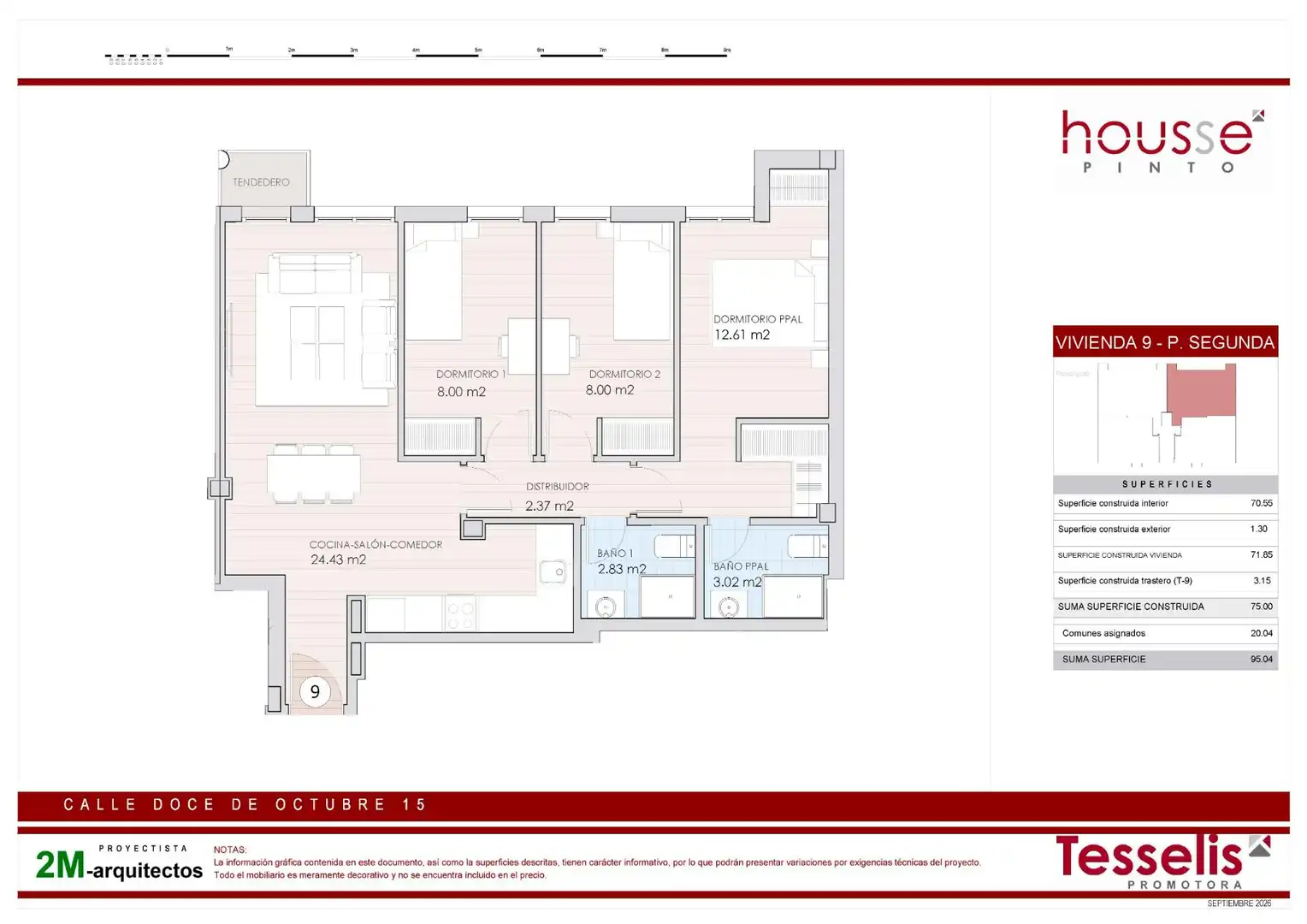 Appartement avec ascenseur à vendre à Calle 12 DE OCTUBRE, imagen 3