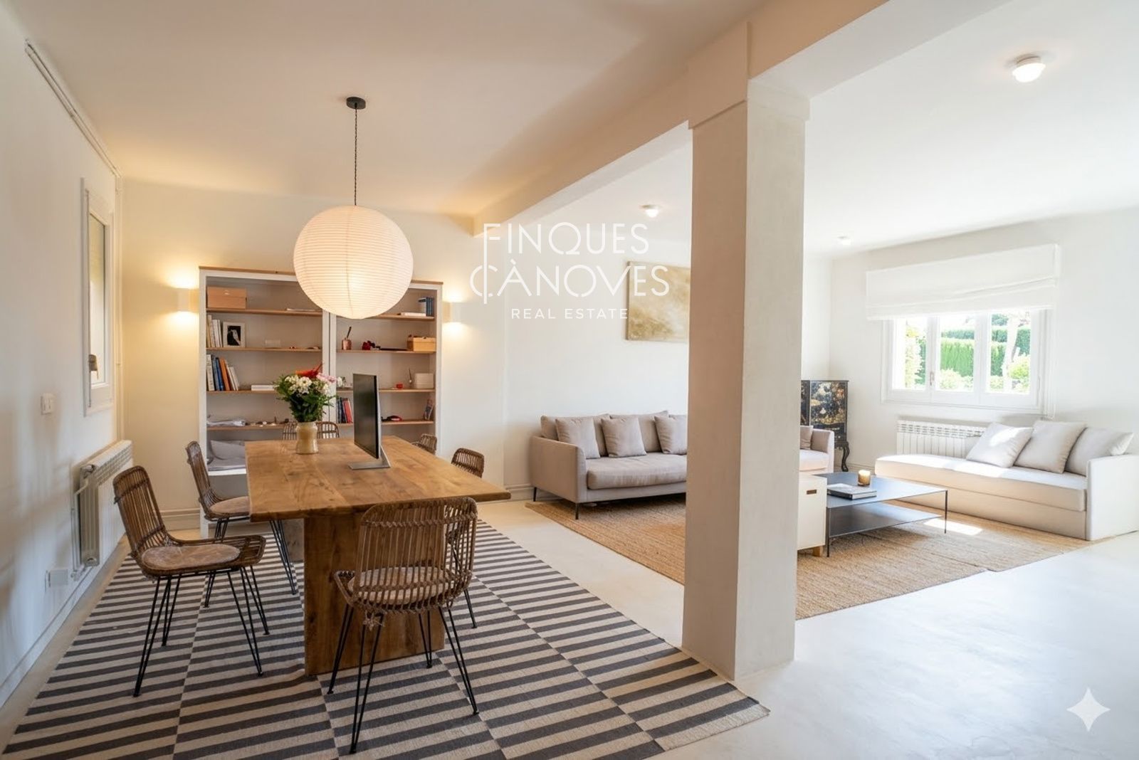 Sala de estar de Piso en venta en Girona Capital con Aire acondicionado, Calefacción y Terraza