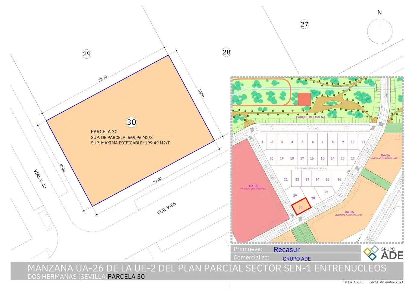 Residencial en venta en Dos Hermanas