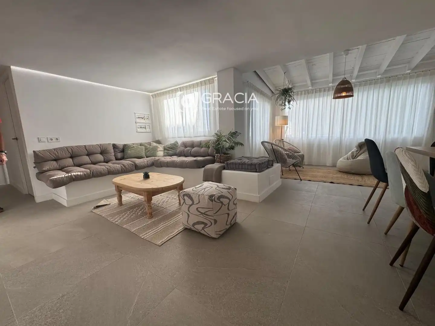 Sala d'estar de Casa adosada en venda en Adeje amb Jardí privat, Terrassa i Traster