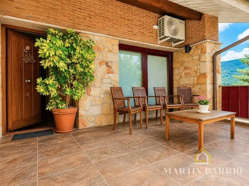 Terraza de Casa o chalet en venta en Muskiz con Aire acondicionado, Calefacción y Jardín privado