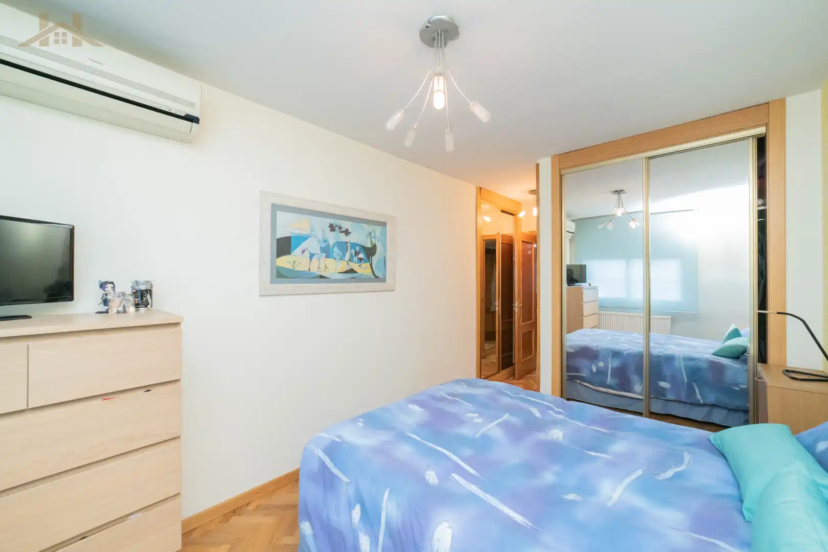 Bedroom of Flat for sale in Móstoles  with Air Conditioner, Heating and Community pool