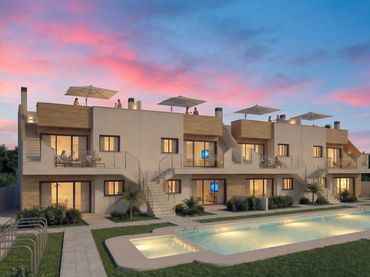Neubau-Bungalow mit Pool zum Verkauf in Avenida de Balsicas 2