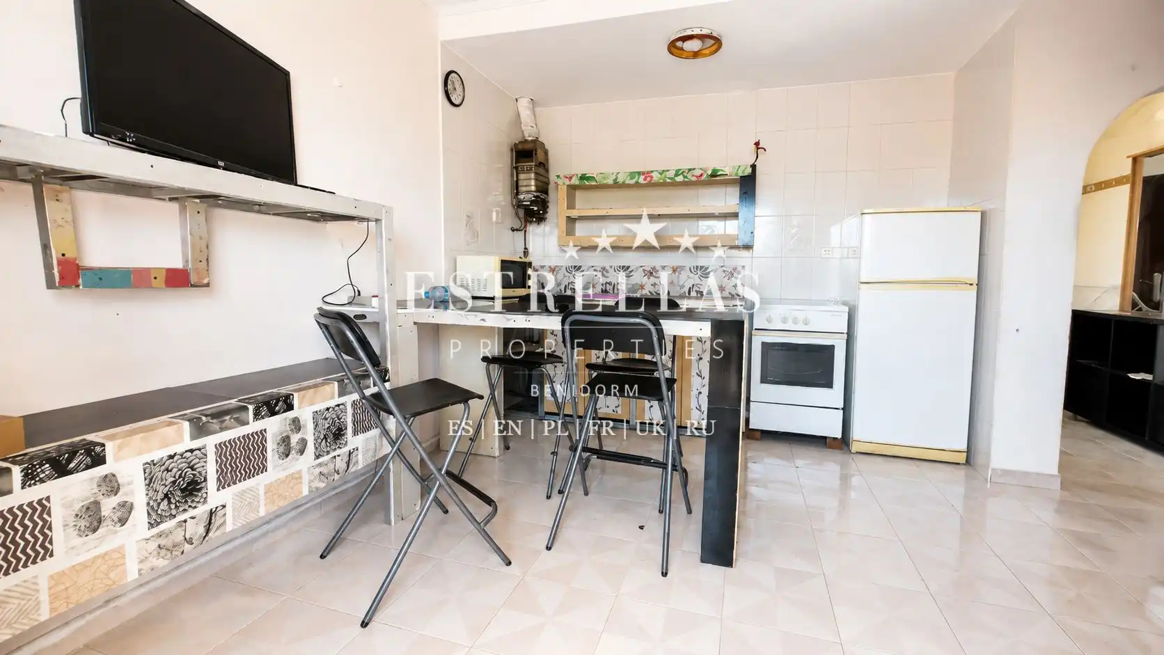 Cuina de Apartament en venda en L'Alfàs del Pi amb Aire condicionat, Jardí privat i Terrassa