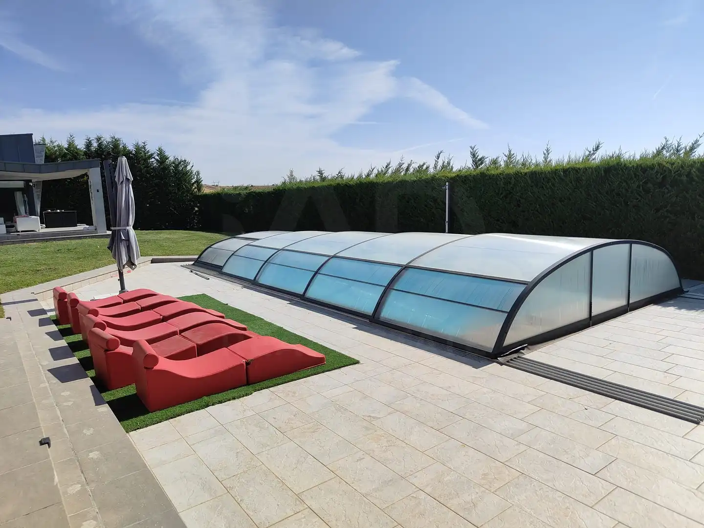 Piscina de Casa o chalet en venta en Villalobón con Aire acondicionado, Calefacción y Terraza