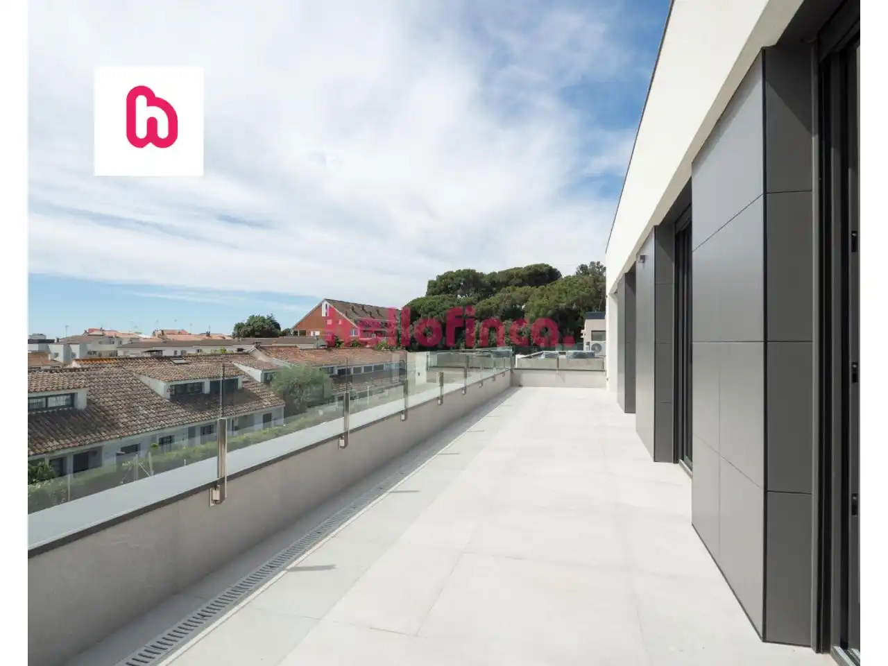 Terraza de Casa o chalet en venta en Centre