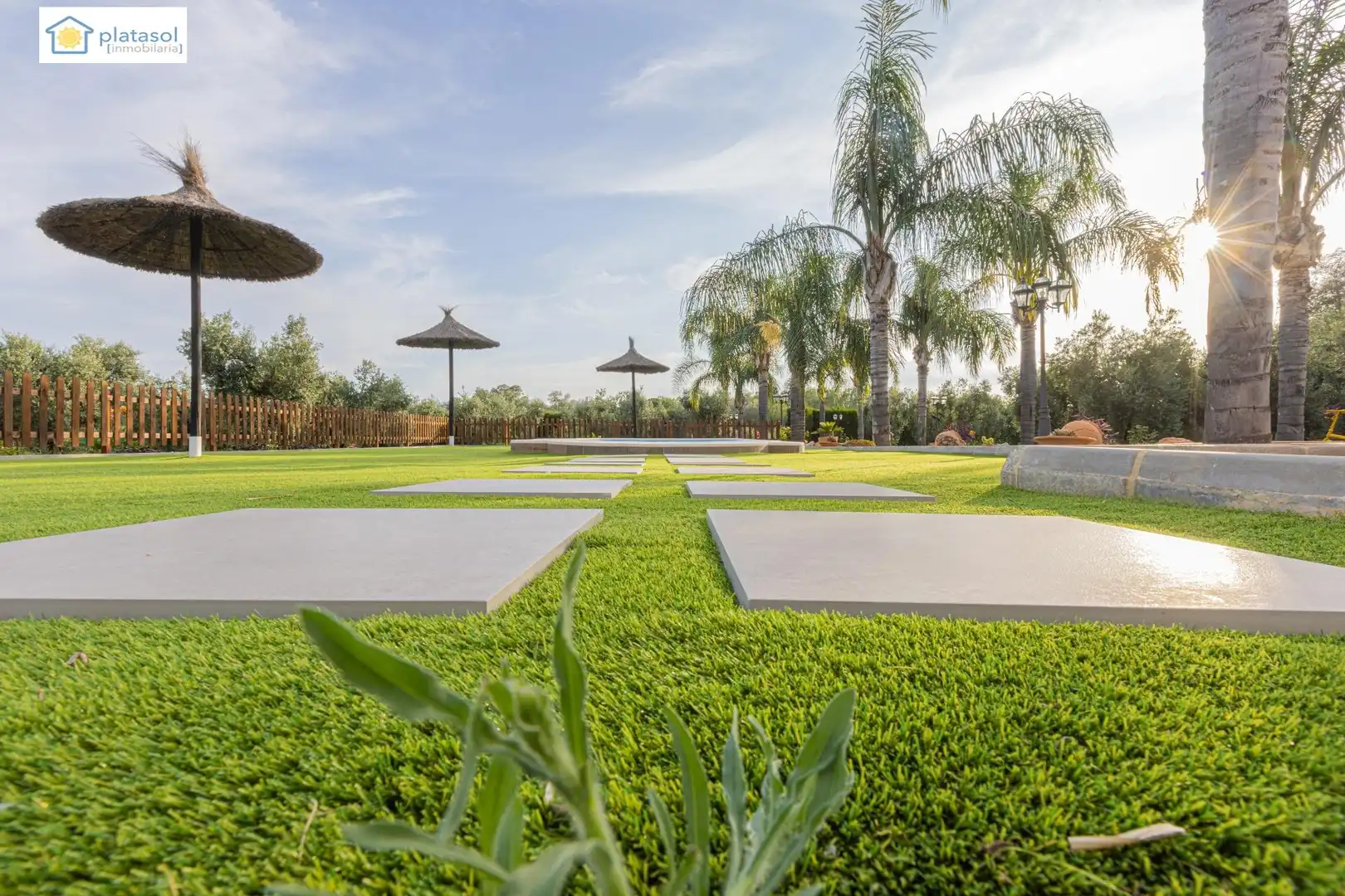 Terraza de Finca rústica en venta en Chucena con Aire acondicionado, Calefacción y Jardín privado