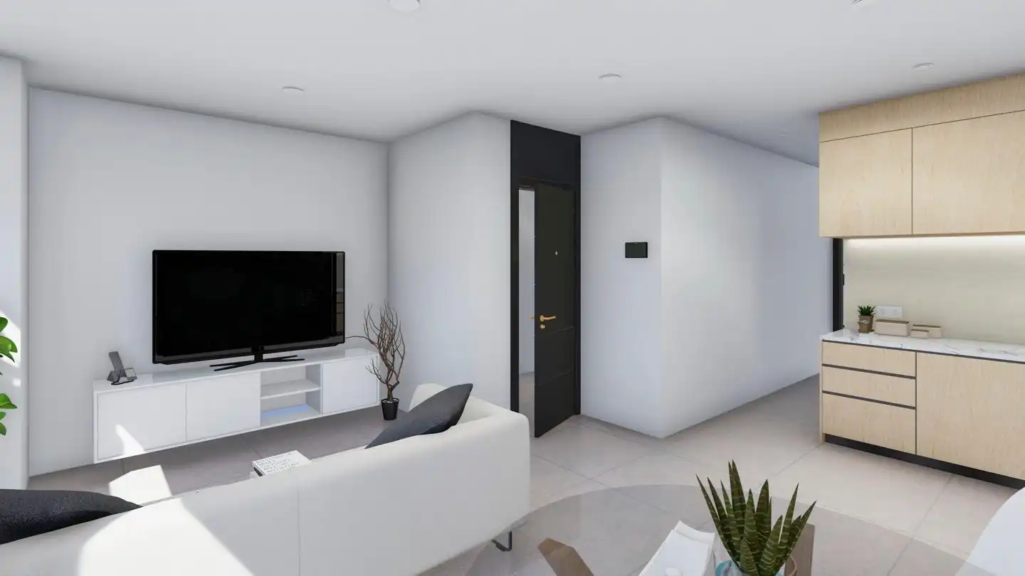 Living room of Flat for sale in Sevilla  with Air Conditioner, Heating and Balcony