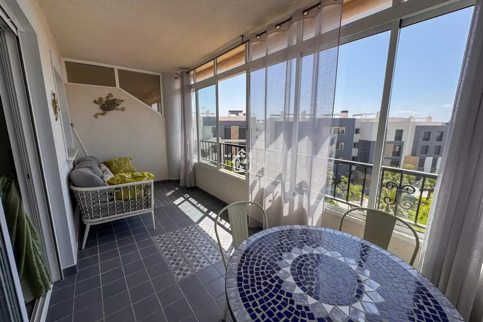 Terrasse von Wohnungen zur Miete in Orihuela mit Klimaanlage, Terrasse und Schwimmbad