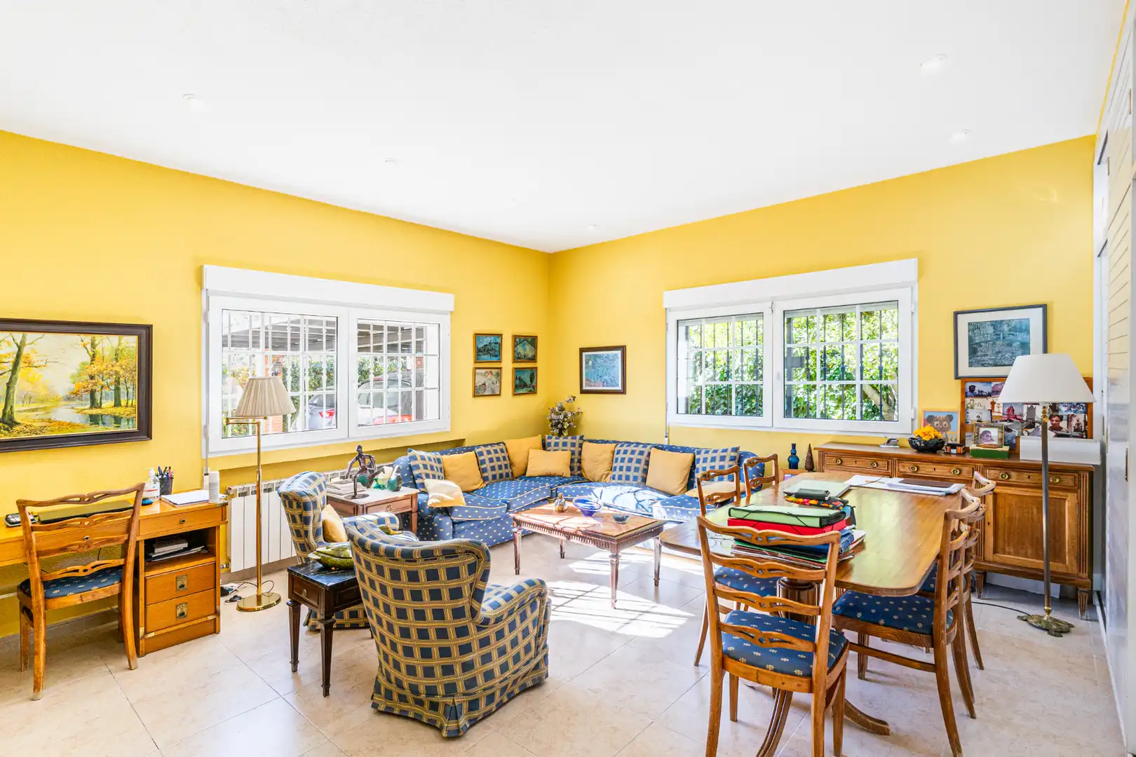 Living room of Houses for sale in Las Rozas de Madrid  with Air Conditioner, Heating and Private garden