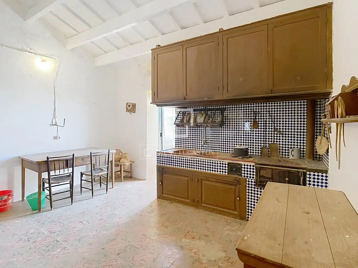 Cuina de Finca rústica en venda en Ciutadella de Menorca amb Jardí privat i Traster