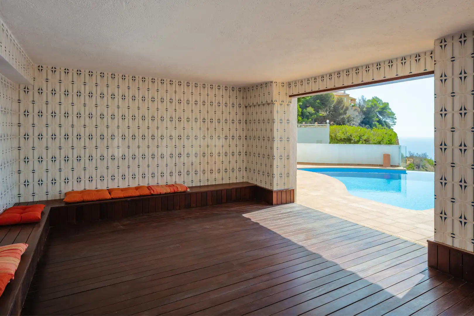 Terraza de Casa o chalet en venta en Jávea / Xàbia con Aire acondicionado, Jardín privado y Terraza