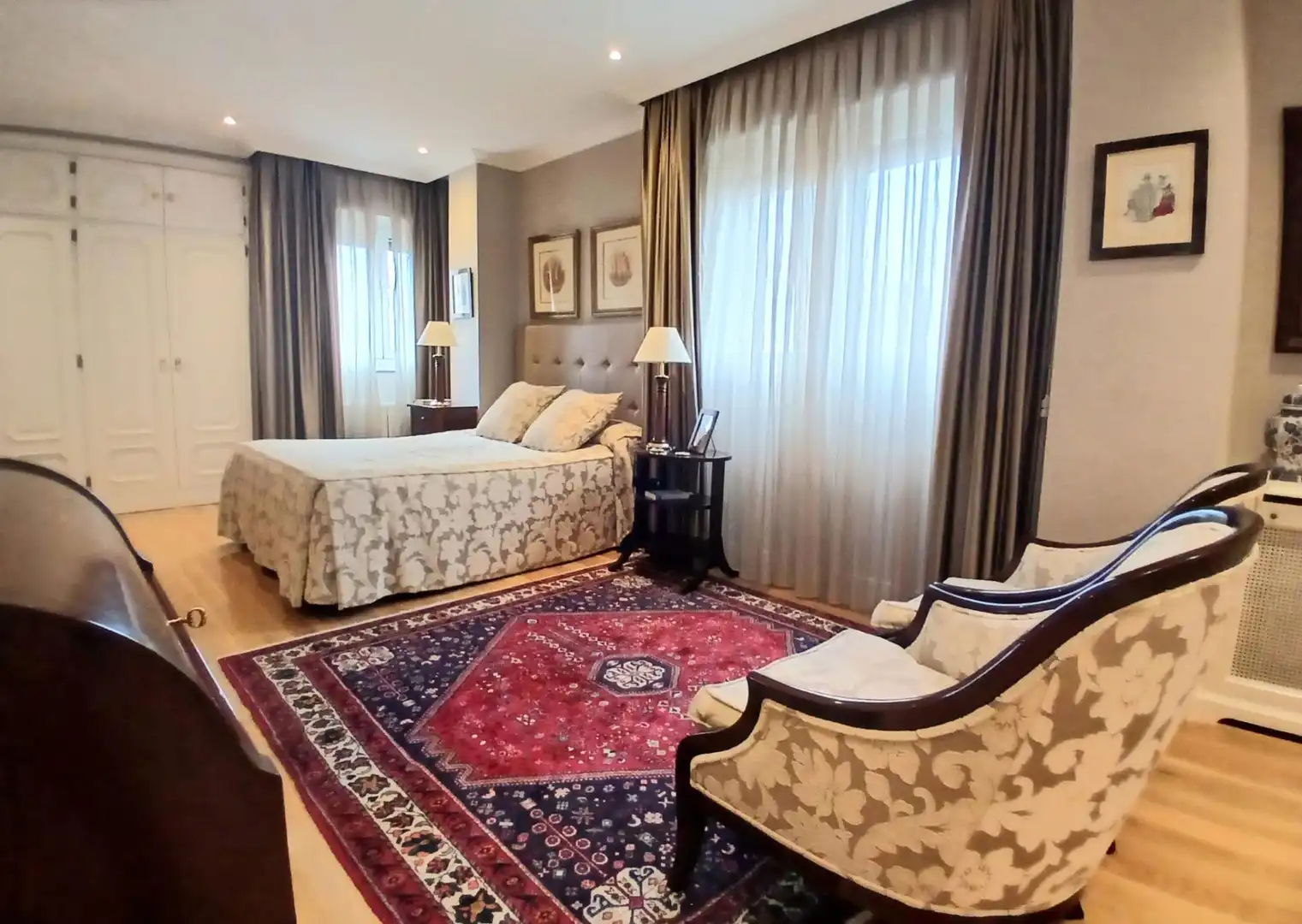 Bedroom of Flat for sale in Madrid  with Air Conditioner, Heating and Private garden