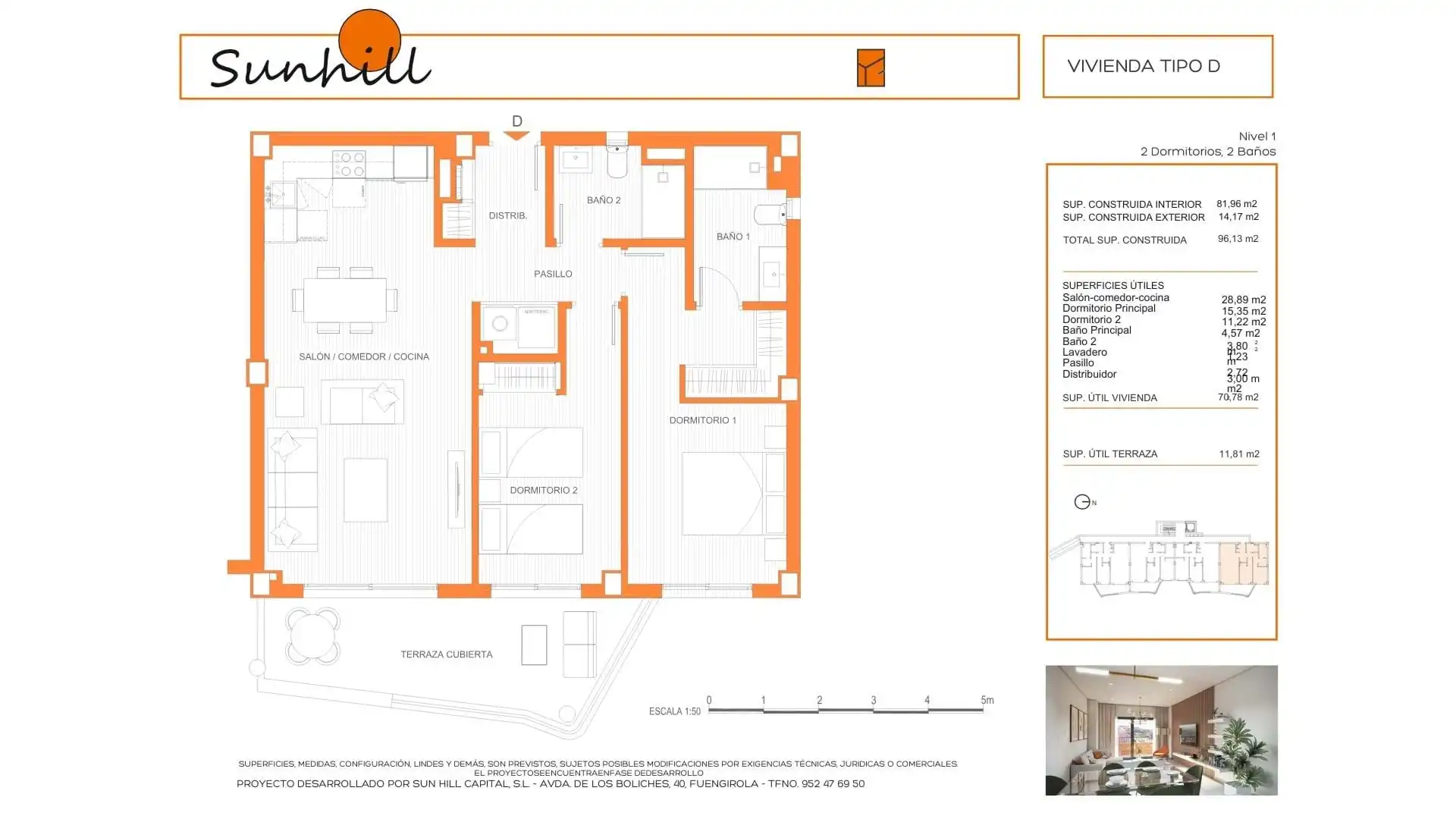 Piso en venta en Fuengirola con Aire acondicionado, Piscina y Piscina comunitaria