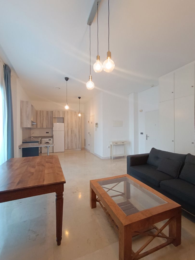 Sala d'estar de Apartament de lloguer en  Madrid Capital amb Aire condicionat, Calefacció i Terrassa