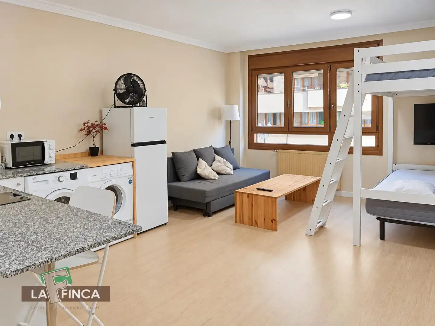 Sala d'estar de Estudi en venda en Ería - Masip