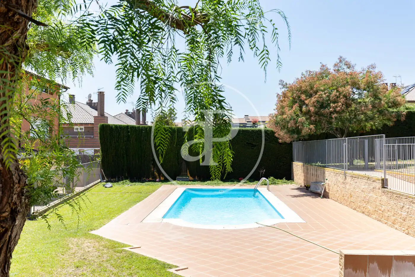Swimming pool of Detached homes for sale in Matadepera  with Air Conditioner, Heating and Private garden