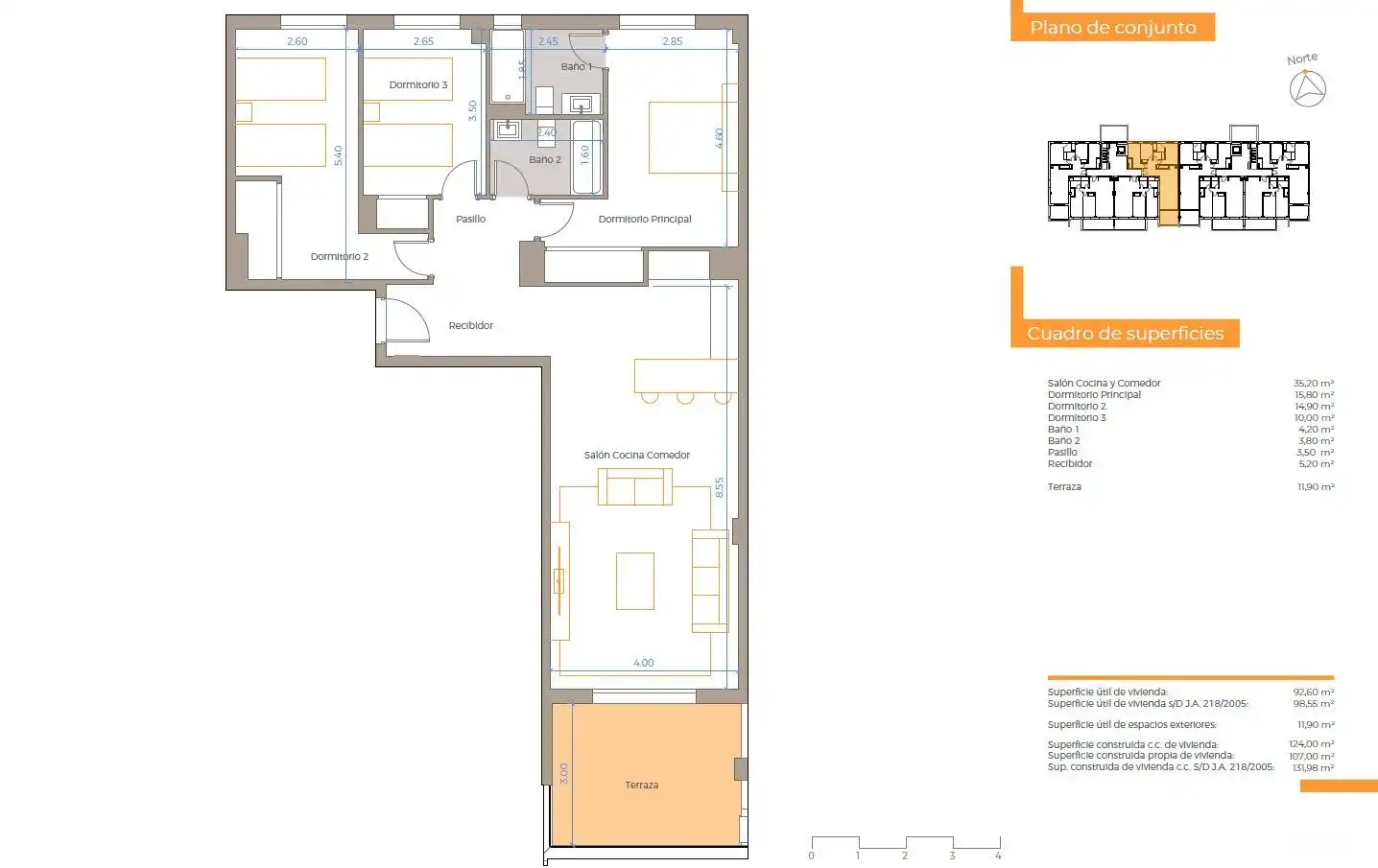 Apartament amb piscina en venda a El Faro de Calaburra - Chaparral, imagen 7