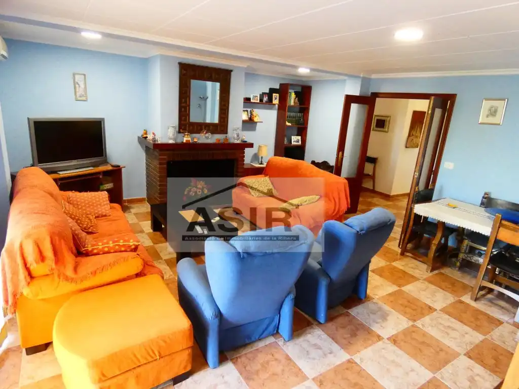 Sala de estar de Casa o chalet en venta en Alzira con Aire acondicionado, Jardín privado y Terraza