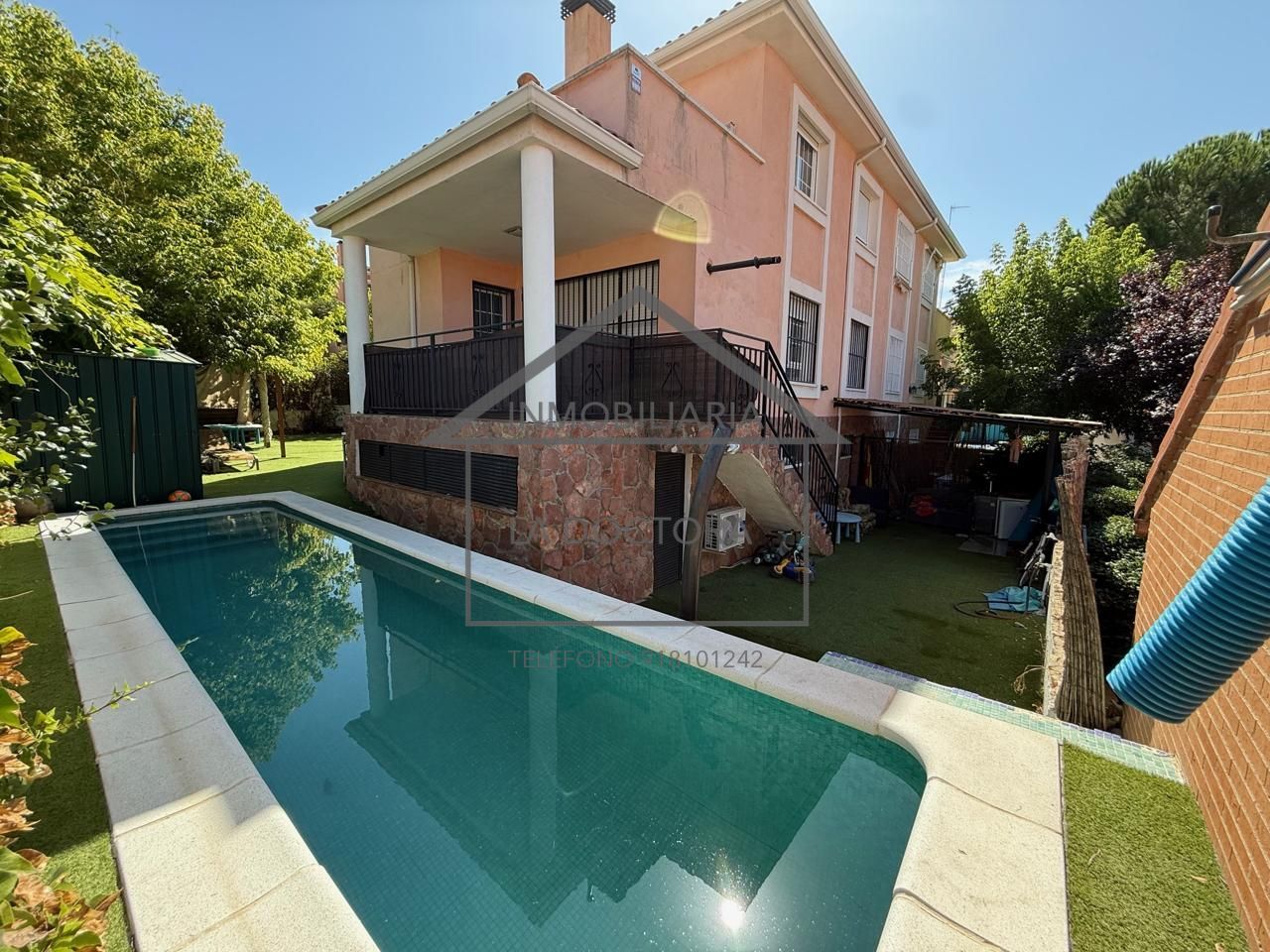 Piscina de Casa o xalet en venda en Villamantilla amb Calefacció, Jardí privat i Terrassa