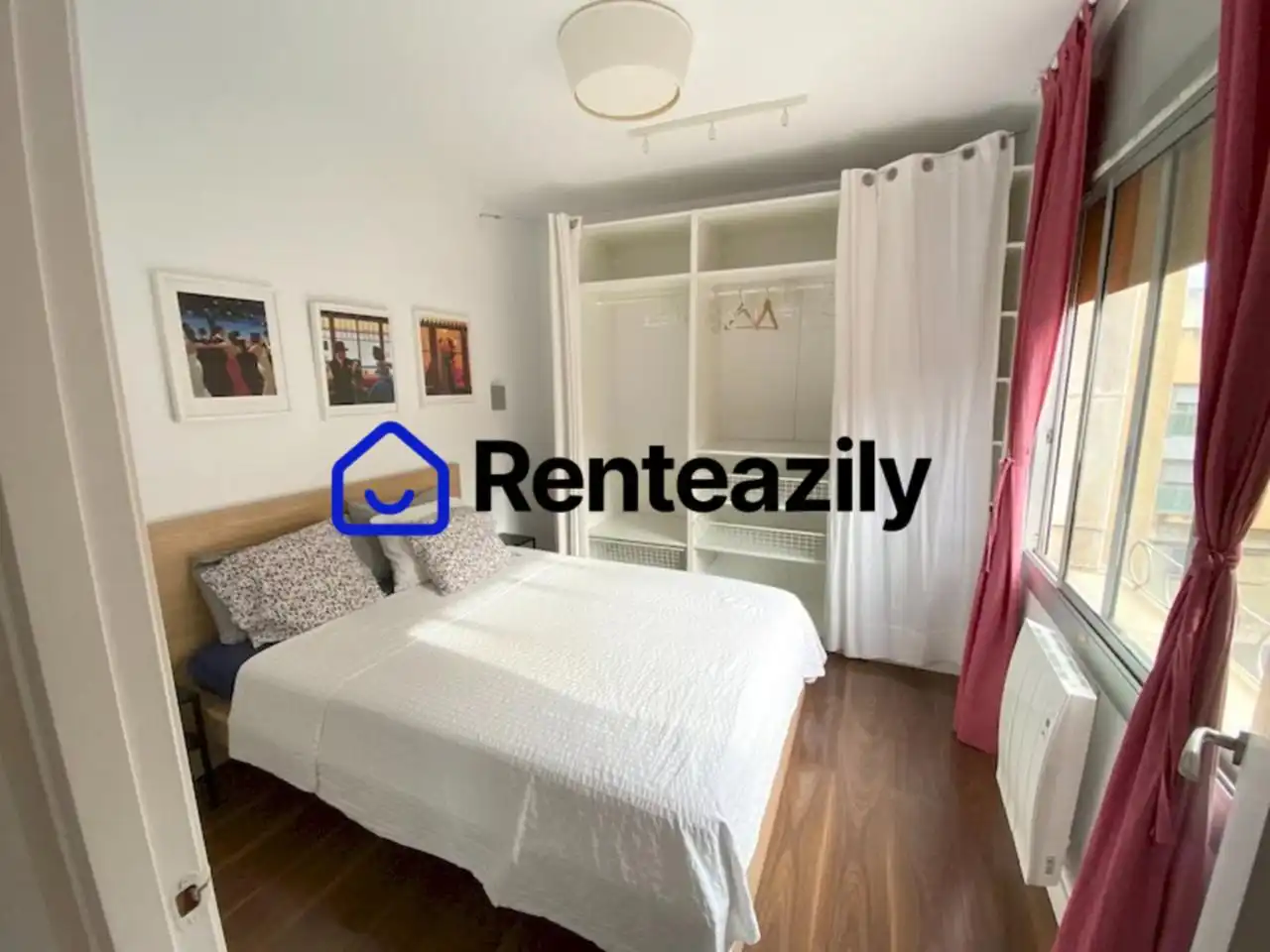 Habitación de Piso de alquiler en Barcelona con Aire acondicionado, Calefacción y Parquet