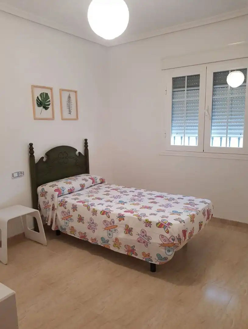 Bedroom of Flat for rent in Roquetas de Mar  with Air Conditioner, Heating and Furnished