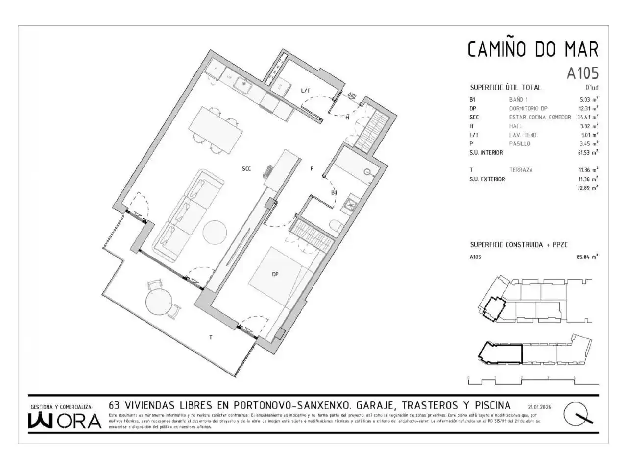 Wohnung mit Terrasse zum Verkauf in Calle Río, imagen 11