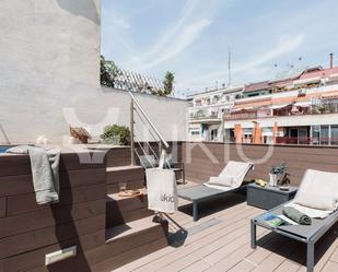 Terrassa de Apartament de lloguer en  Barcelona Capital amb Aire condicionat, Terrassa i Moblat