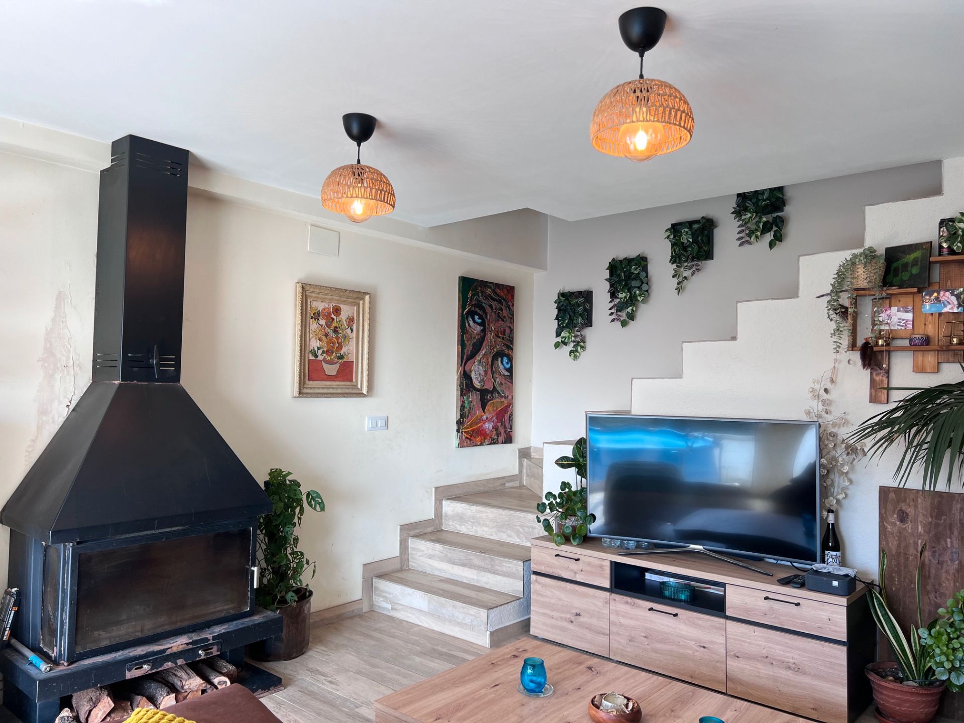 Living room of Houses for sale in Pineda de Mar  with Terrace, Oven and Balcony