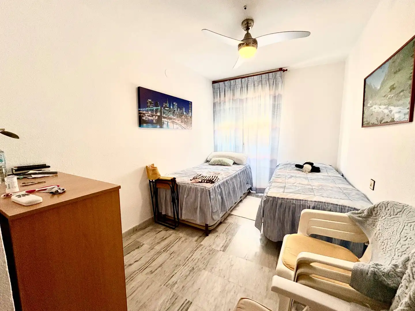 Dormitori de Apartament en venda en Salobreña amb Jardí privat, Terrassa i Moblat