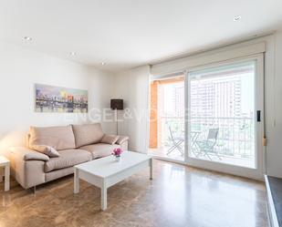 Living room of Apartment to rent in  Valencia Capital  with Air Conditioner, Heating and Furnished