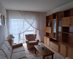 Living room of Flat to rent in Santiago de Compostela   with Heating, Storage room and Furnished