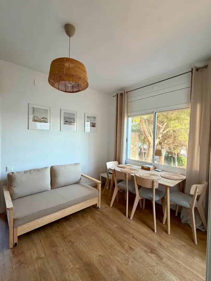 Dining room of Apartments for rent in Castelldefels  with Air Conditioner, Heating and Furnished