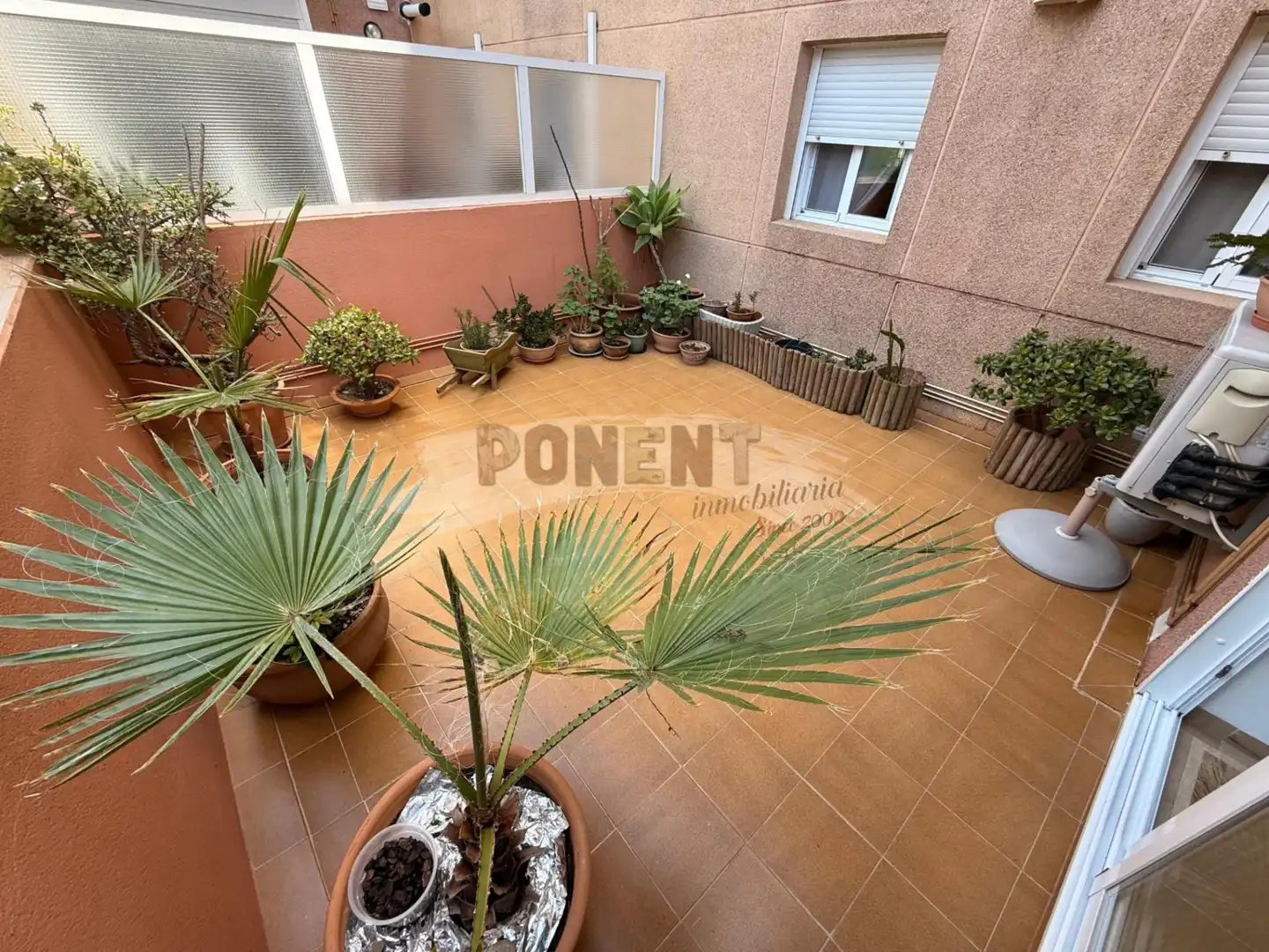Terrasse von Erdgeschoss zum Verkauf in Santa Eulària des Riu mit Klimaanlage, Terrasse und Abstellraum