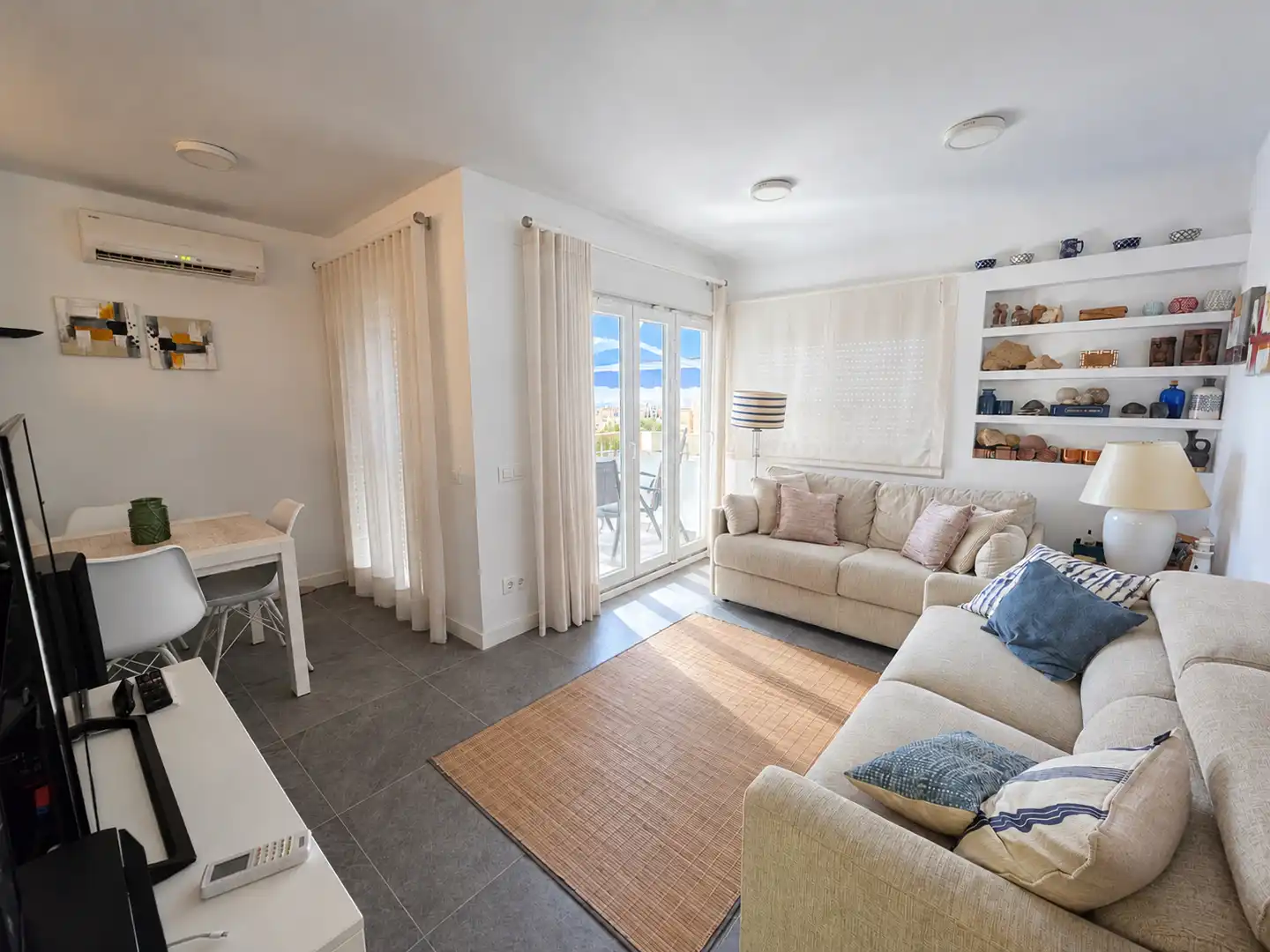 Sala de estar de Apartamento en venta en Cambrils con Aire acondicionado, Calefacción y Terraza