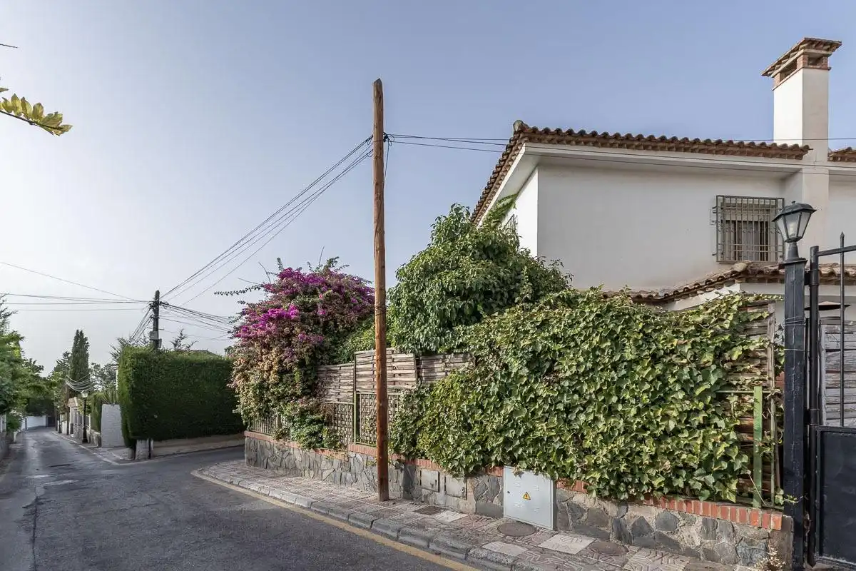 Exterior view of Houses for sale in Cájar  with Heating, Private garden and Swimming Pool