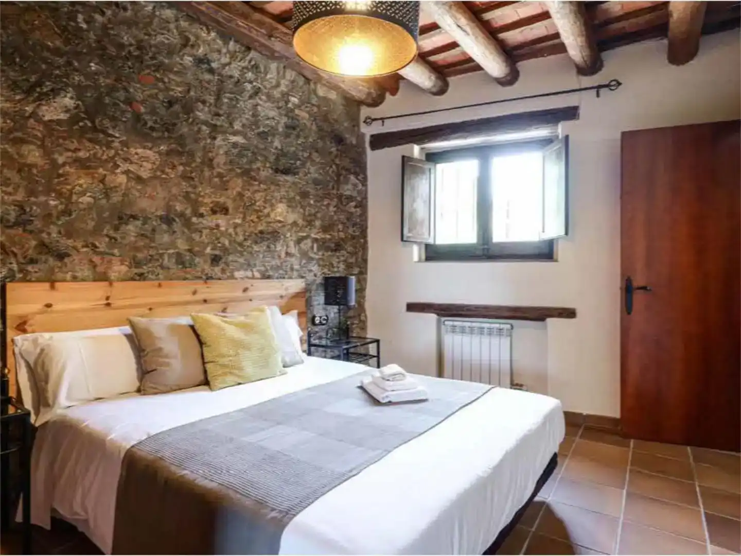 Schlafzimmer von Wohnung zur Miete in Pineda de Mar mit Privatgarten, Abstellraum und Möbliert
