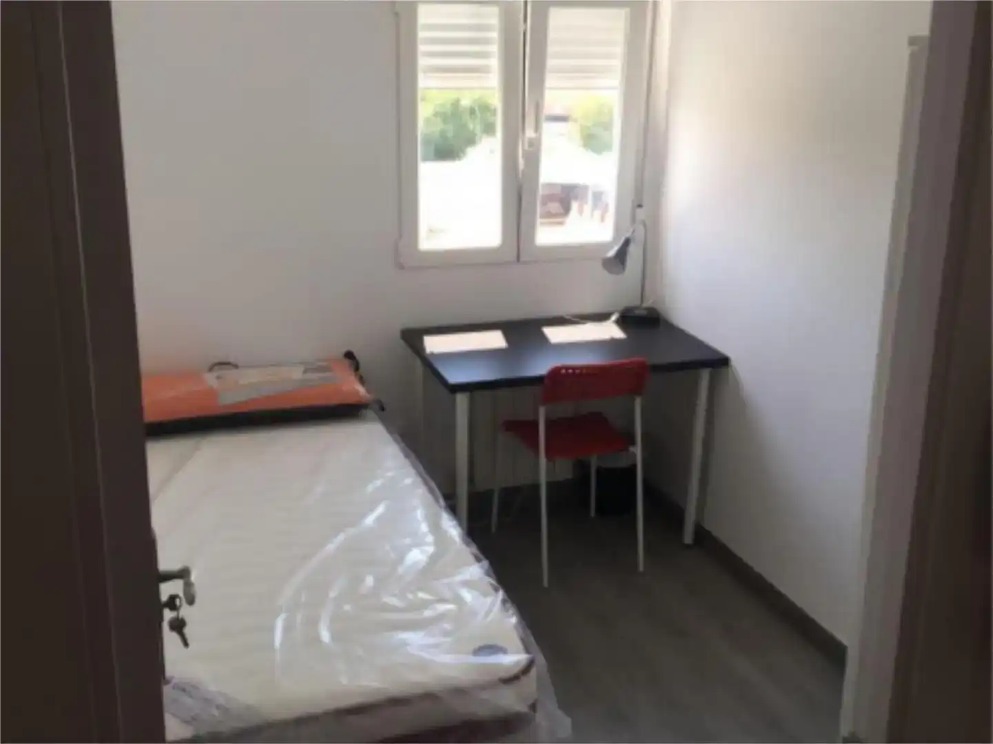 Schlafzimmer von Wohnung zur Miete in  Madrid Capital mit Klimaanlage