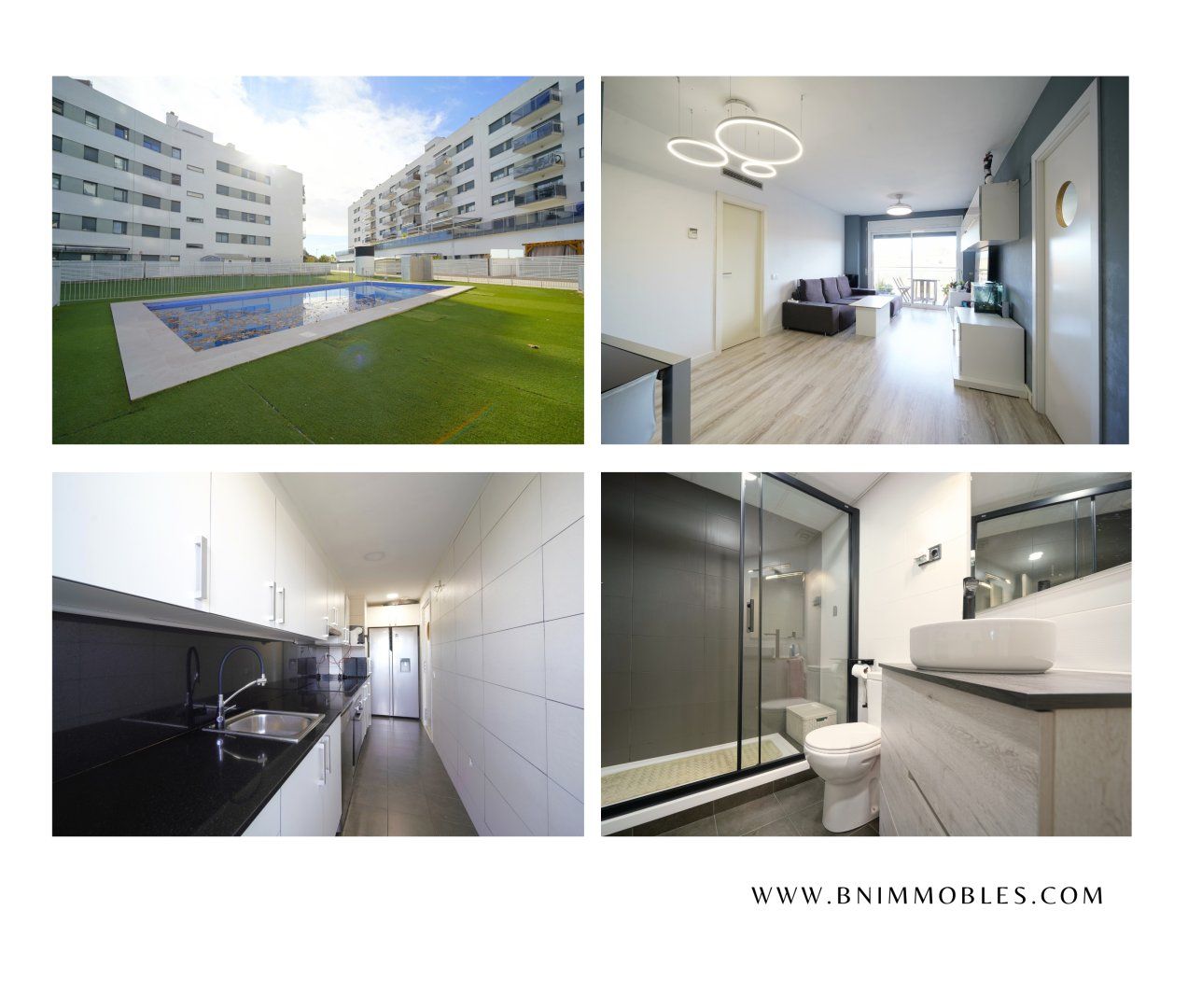 Exterior view of Flat for sale in Sabadell  with Air Conditioner, Heating and Swimming Pool