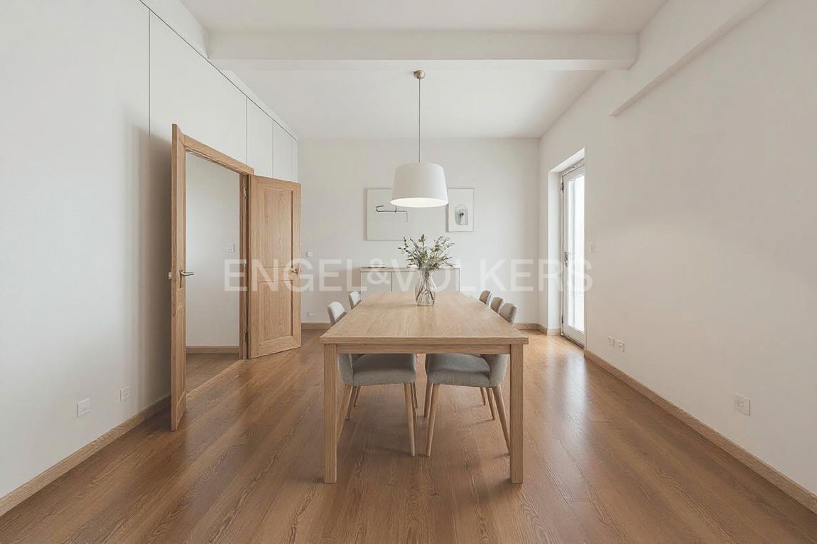 Menjador de Apartament en venda en  Valencia Capital amb Aire condicionat, Calefacció i Parquet