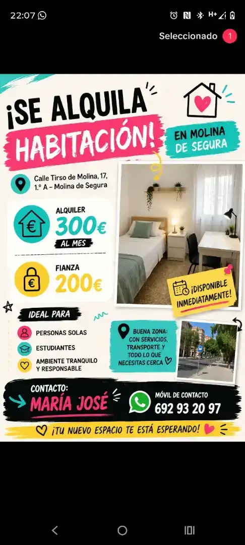 Bedroom of Flat for rent in Ribera de Molina - Torrealta
