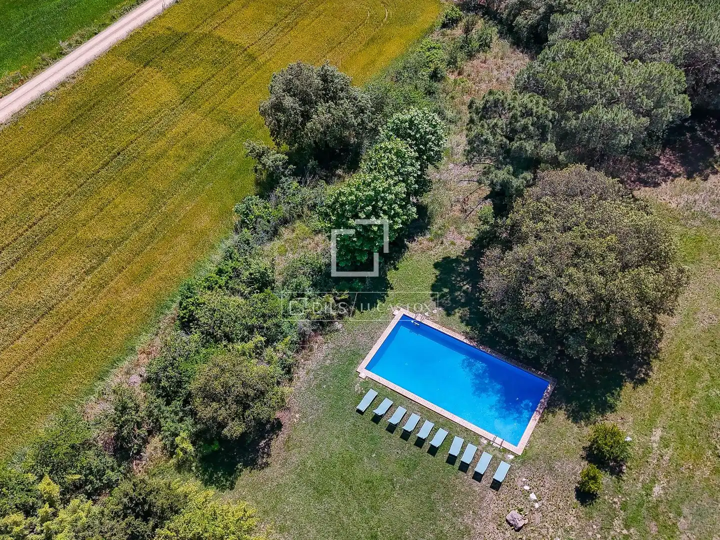 Casa rústica amb piscina en venda a Llagostera, imagen 58
